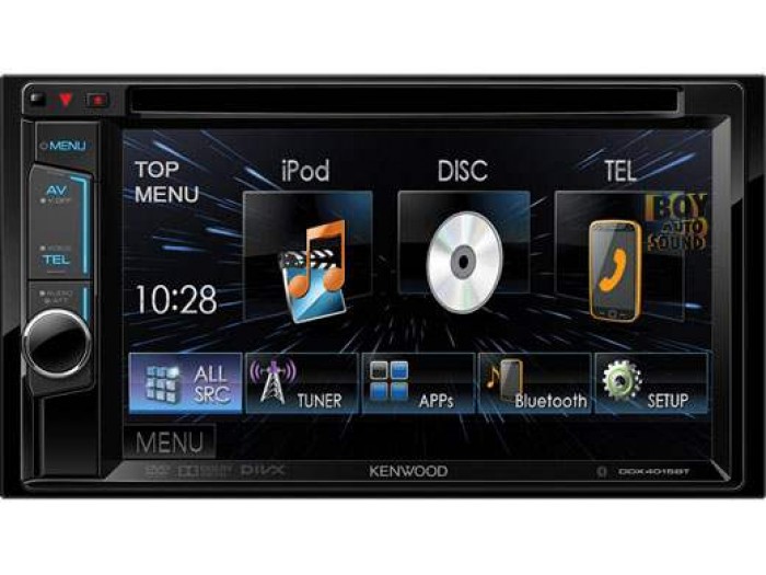 Kenwood DNX4150BT 6.2" WVGA DVD-Receiver with built-in Navigation System & Bluetooth