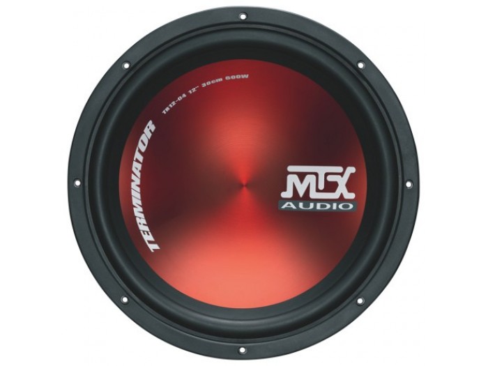 MTX TR12-04 - Terminator Series12" Subwoofer 600 Watts (4-ohm)